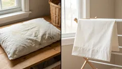 Zo breng je de frisheid terug in vette kussenslopen: een budgetvriendelijke manier om huishoudtextiel te wassen en te bleken